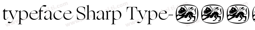 typeface Sharp Type字体转换